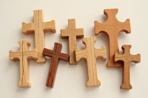 6 Ideen für Kreuze aus Olivenholz