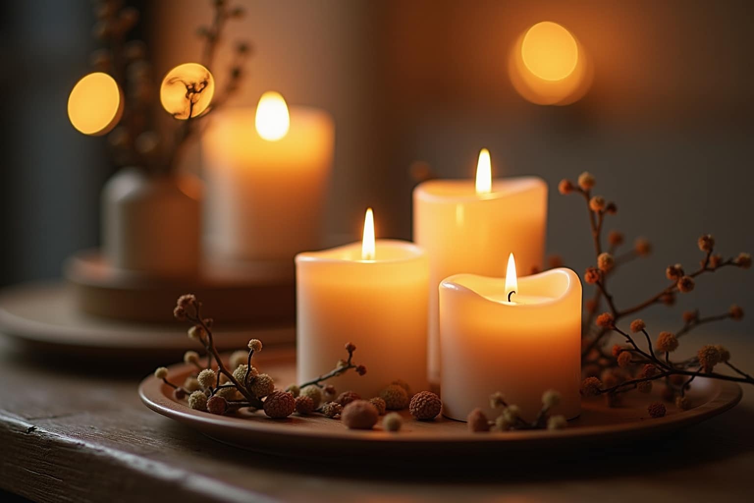 6 Ideen: Christliche Kerzendeko wohnlich