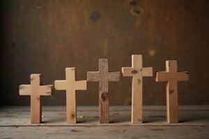 7 Ideen mit Kreuz mit Naturholz
