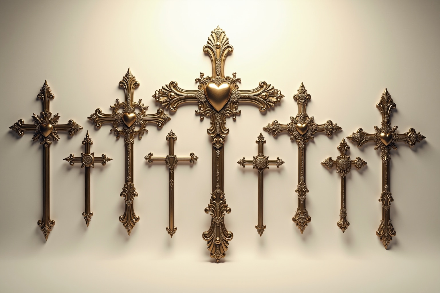 7 Ideen für Kreuze mit Herzsymbol