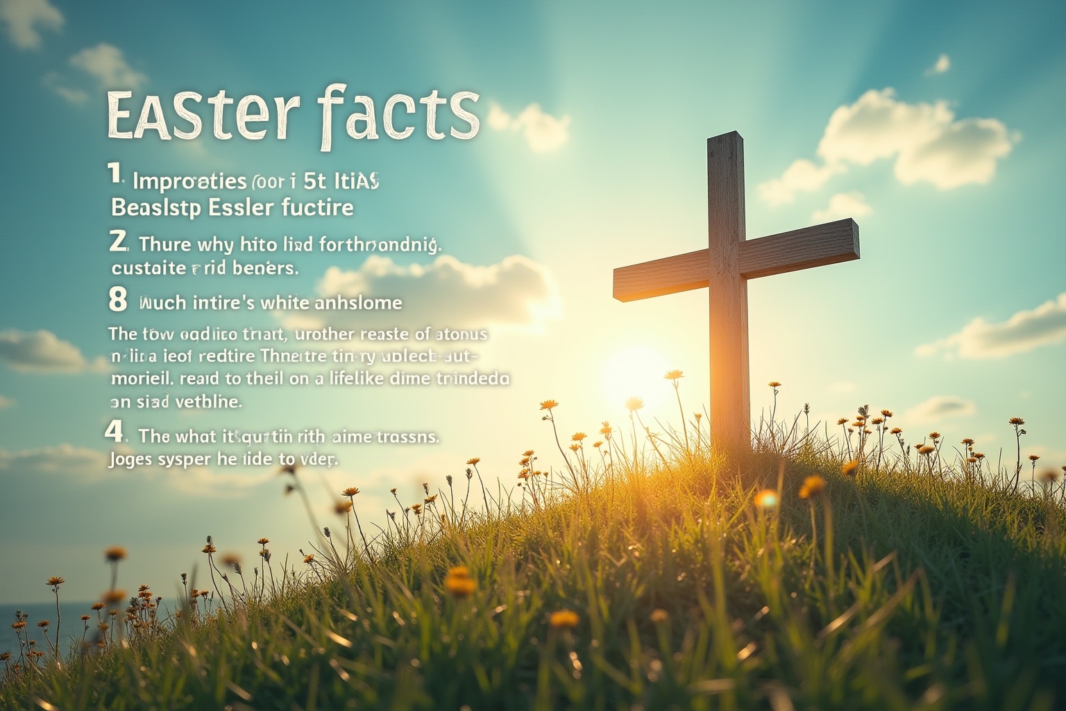 7 Fakten über Ostern mit Kreuzsymbol