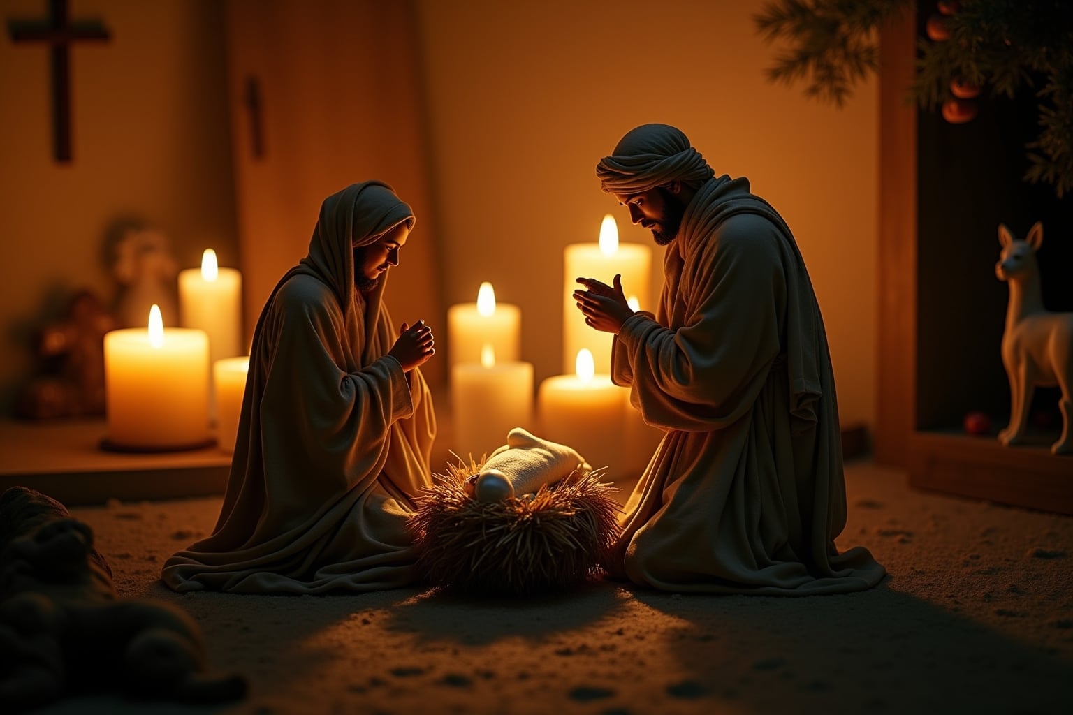 Weihnachten: Christliche Dekorationen